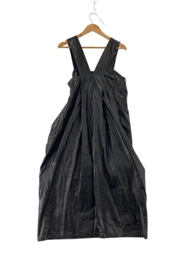商品画像：レザーライクロングドレス/ノースリーブワンピ/FREE/フェイクレザー/BLK/530HAM33-1381 2