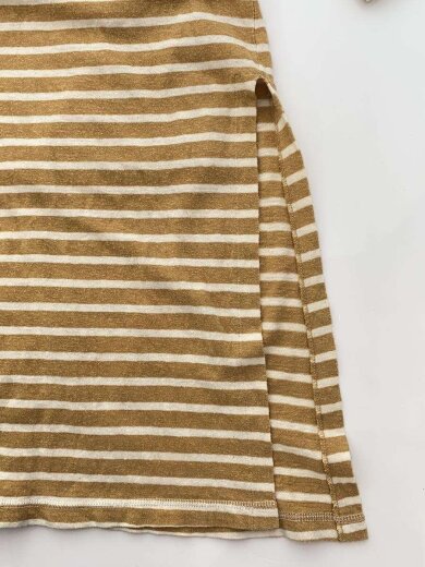 商品画像：Stripe High Neck Jersey Dress/長袖ワンピース/S/コットン/CML/ボーダー// 7