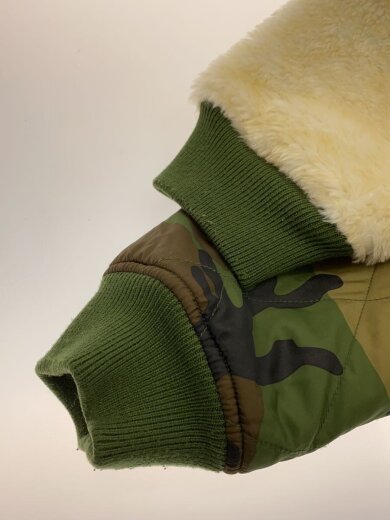 商品画像：デッキジャケット/S/ポリエステル/KHK/カモフラ 5