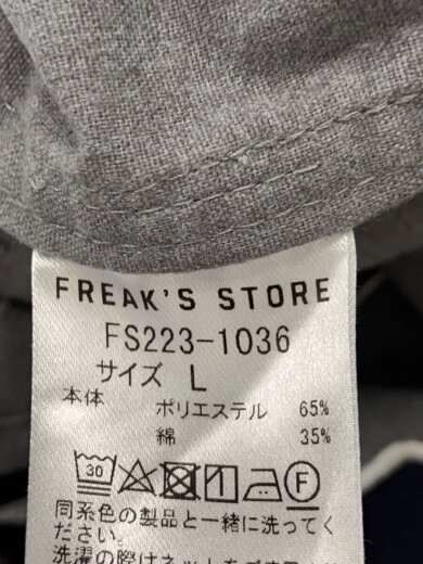 商品画像：半袖シャツ/L/コットン/GRY/FS223-1036// 4