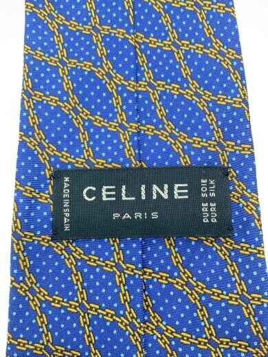 商品画像：ネクタイ/シルク/BLU/総柄/メンズ 3