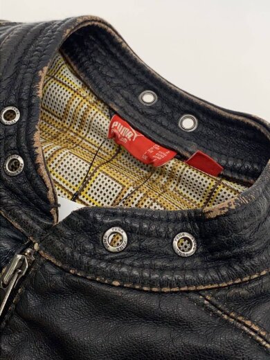 商品画像：レザージャケット・ブルゾン/S/レザー/BLK 6