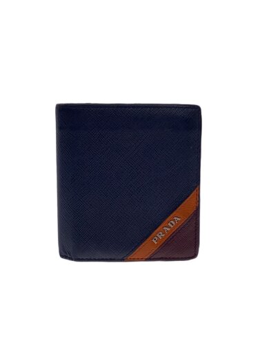 商品画像：2つ折り財布/レザー/NVY/メンズ// 1