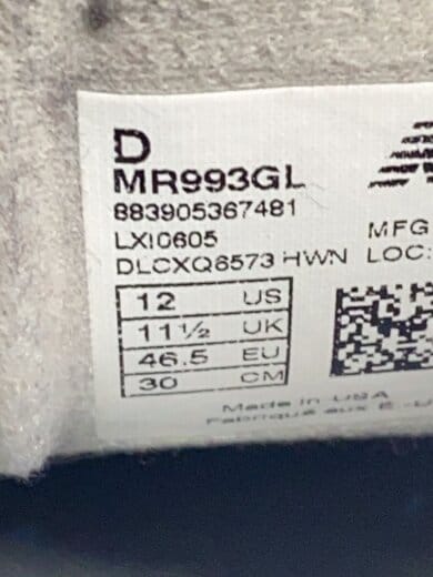 商品画像：ローカットスニーカー/30cm/GRY/mr993gl 5