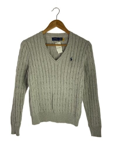 商品画像：ニット・セーター(薄手)/M/コットン/GRY 1