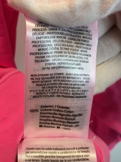 商品画像：スウェット/M/コットン/ピンク/W3586.000.22738D 5