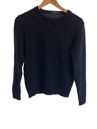 商品画像：ニット・セーター(厚手)/46/ウール/ネイビー 1
