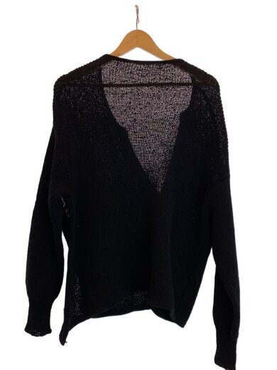 商品画像：ニットカーディガン/カーディガン(薄手)/--/ポリエステル/ブラック/0421010503 2