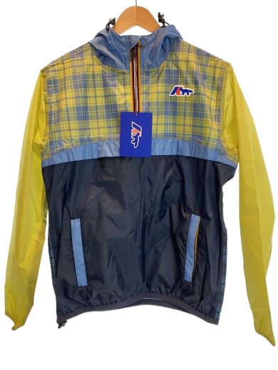 商品画像：マウンテンパーカ/S/ポリエステル/BLU/チェック/2401304 1