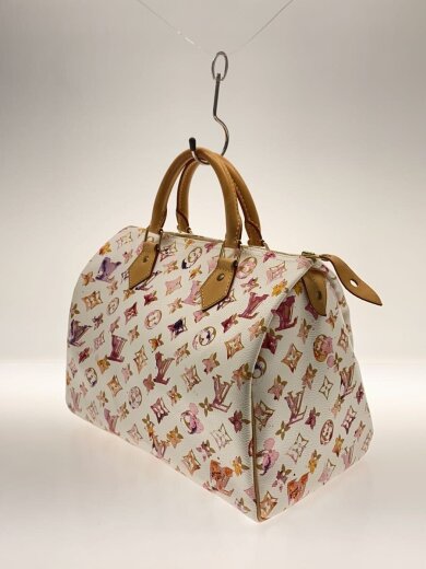 商品画像：スピーディ30_モノグラム・ウォーターカラー/PVC/BRW 2