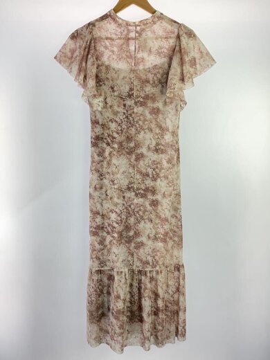 商品画像：半袖ワンピース/40/ポリエステル/ベージュ/総柄/14175442 2