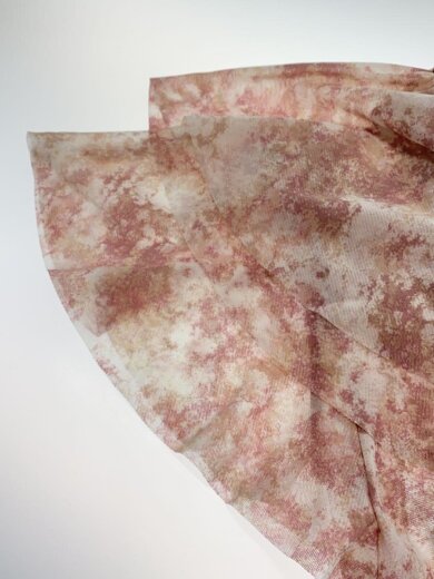 商品画像：半袖ワンピース/40/ポリエステル/ベージュ/総柄/14175442 5