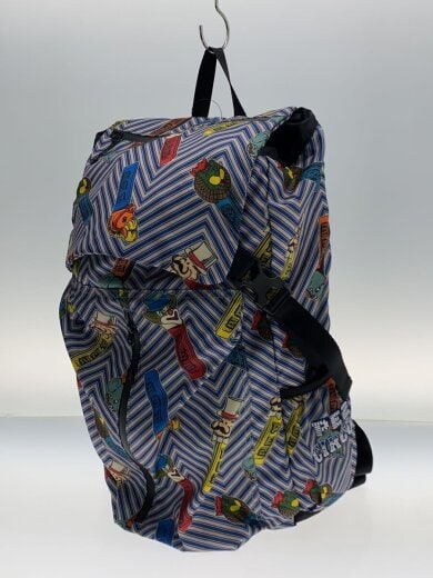 商品画像：リュック/--/NVY/総柄 2