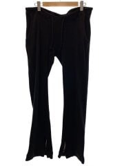 ブーツカットパンツ/L/コットン/ブラック