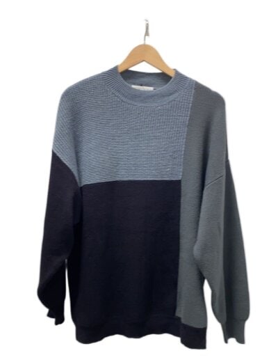 商品画像：ニット・セーター(厚手)/--/アクリル/NVY/460FSS70-0070 1