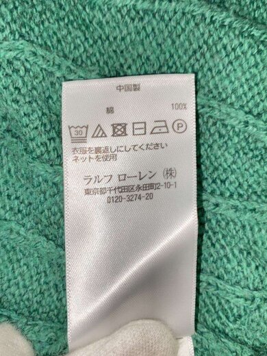 商品画像：ニット・セーター(厚手)/L/コットン/グリーン// 5