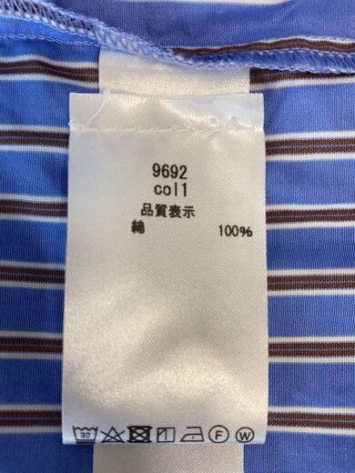 商品画像：DIEGA/長袖シャツ/M/コットン/BLU/ストライプ/9692 4