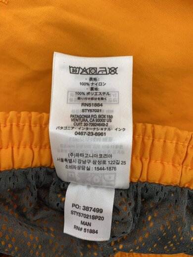 商品画像：バギーズショーツ/20年モデル/ショートパンツ/XS/ナイロン/オレンジ/57021sp20 4