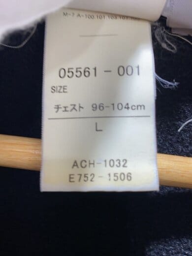 商品画像：フリースジャケット/L/ポリエステル/ブラック/05561-001 4