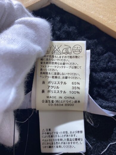 商品画像：フリースジャケット/L/ポリエステル/ブラック/05561-001 5