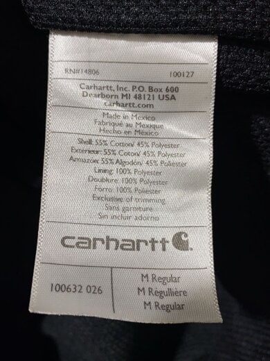 商品画像：ジップパーカー/M/コットン/GRY/メキシコ製 5