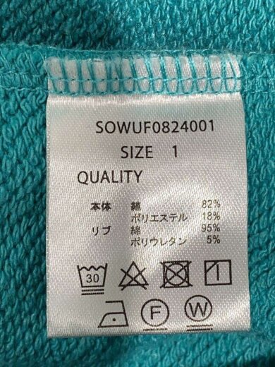 商品画像：ジップパーカー/1/コットン/ブルー/sowuf0824001 4