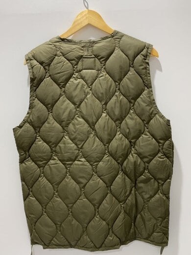 商品画像：キルティングベスト/L/ナイロン/KHK 2