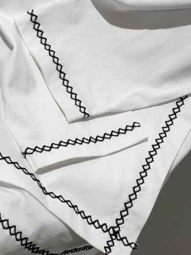 商品画像：長袖Tシャツ/3/コットン/WHT/無地/UU-T49-028 7