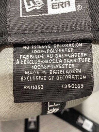 商品画像：キャップ/7 1/4/ポリエステル/GRY/無地/メンズ 6