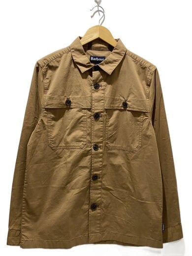 商品画像：長袖シャツ/S/コットン/BEG/無地/232MOS0306 1