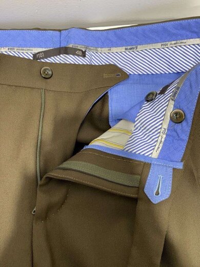 商品画像：スラックスパンツ/48/ポリエステル/KHK 3