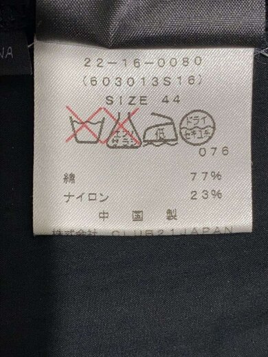 商品画像：ボトム/44/コットン/BLK/22-16-0080 6