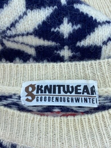商品画像：90s/knitwear/ノルディック/ニット・セーター(厚手)/L/ウール/IVO/総柄// 2