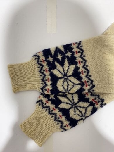 商品画像：90s/knitwear/ノルディック/ニット・セーター(厚手)/L/ウール/IVO/総柄// 4