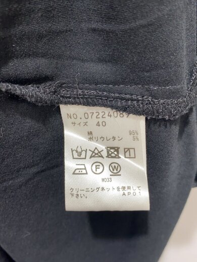 商品画像：m_mefu/首元アシメ/長袖ワンピース/40/コットン/BLK/07224089 4