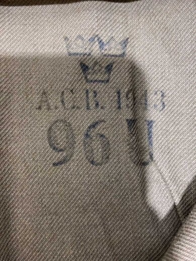 商品画像：推定40s～50s/スウェーデン軍/M-39/ミリタリージャケット/--/ウール/KHK// 4