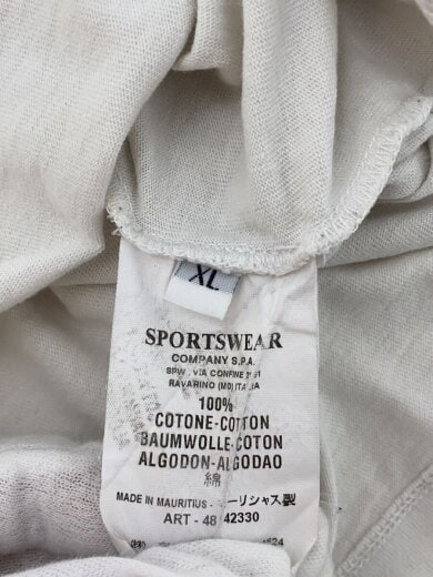 商品画像：00S/長袖Tシャツ/XL/コットン/WHT/無地// 3