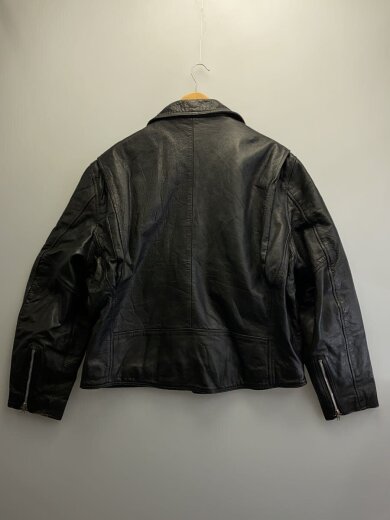 商品画像：90s/ダブルライダースジャケット/XL/レザー/BLK 2
