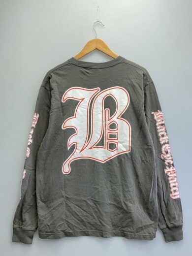 商品画像：長袖Tシャツ/L/コットン/GRY 2