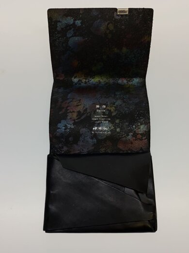 商品画像：長財布/レザー/BLK/無地/メンズ// 4