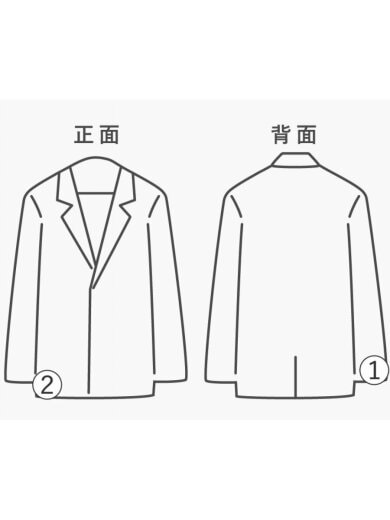 商品画像：ジャケット/S/コットン/BLK 8