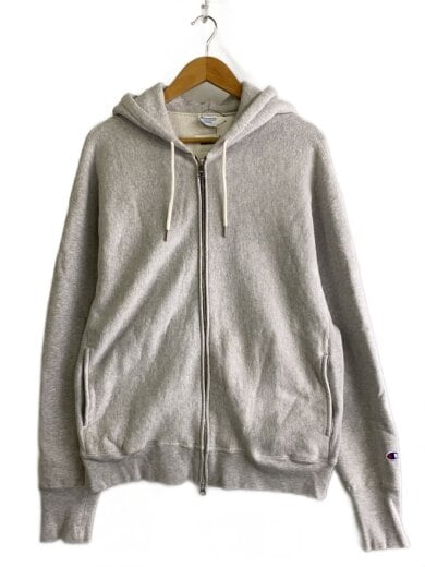 商品画像：ジップパーカー/XL/コットン/GRY/C8-A116// 1