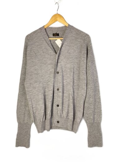 商品画像：COMBI V CARDIGAN/PURE CASHIMERE/2/カシミア/GRY/MT5303-0118// 1