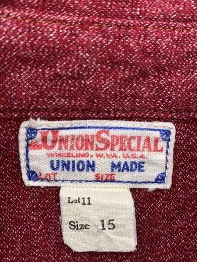 商品画像：半袖シャツ/15/コットン/RED/プリント/Lot11 3