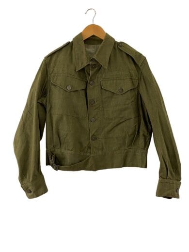 商品画像：50s/Green Denim Battle Dress Jacket/ミリタリージャケット/7/コットン/KHK// 1