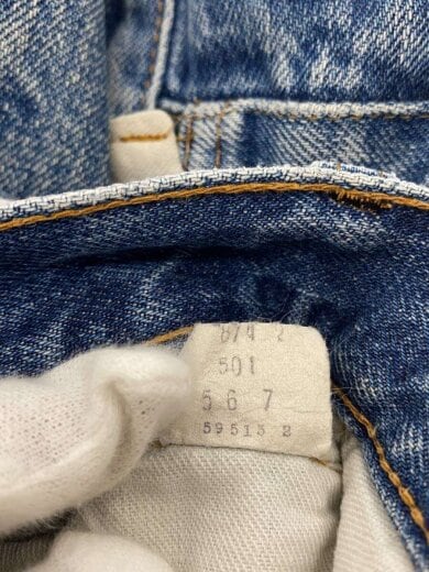 商品画像：70s/VT/501/66前期/実寸W27/デニム/IDG/表記W28L30/ボタン裏6// 5