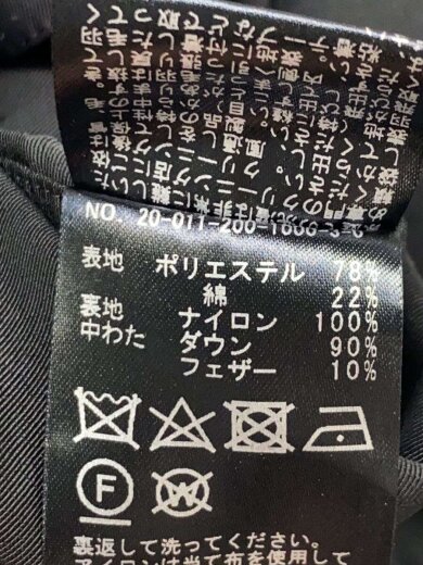 商品画像：ダウンジャケット/36/ポリエステル/BLK/無地/20-011-200-1000-3-0// 5