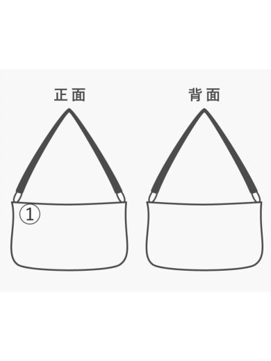 商品画像：ショルダーバッグ/ポリエステル/RED/無地/S35WA0052 P1511// 9