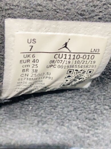 商品画像：AIR JORDAN 4 RETRO/エアジョーダン 4 レトロ/ブラック/CU1110-010/25cm/BLK 5