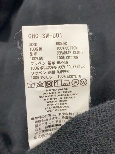 商品画像：スウェット/--/コットン/BLK/プリント/CHG-SW-U01// 4